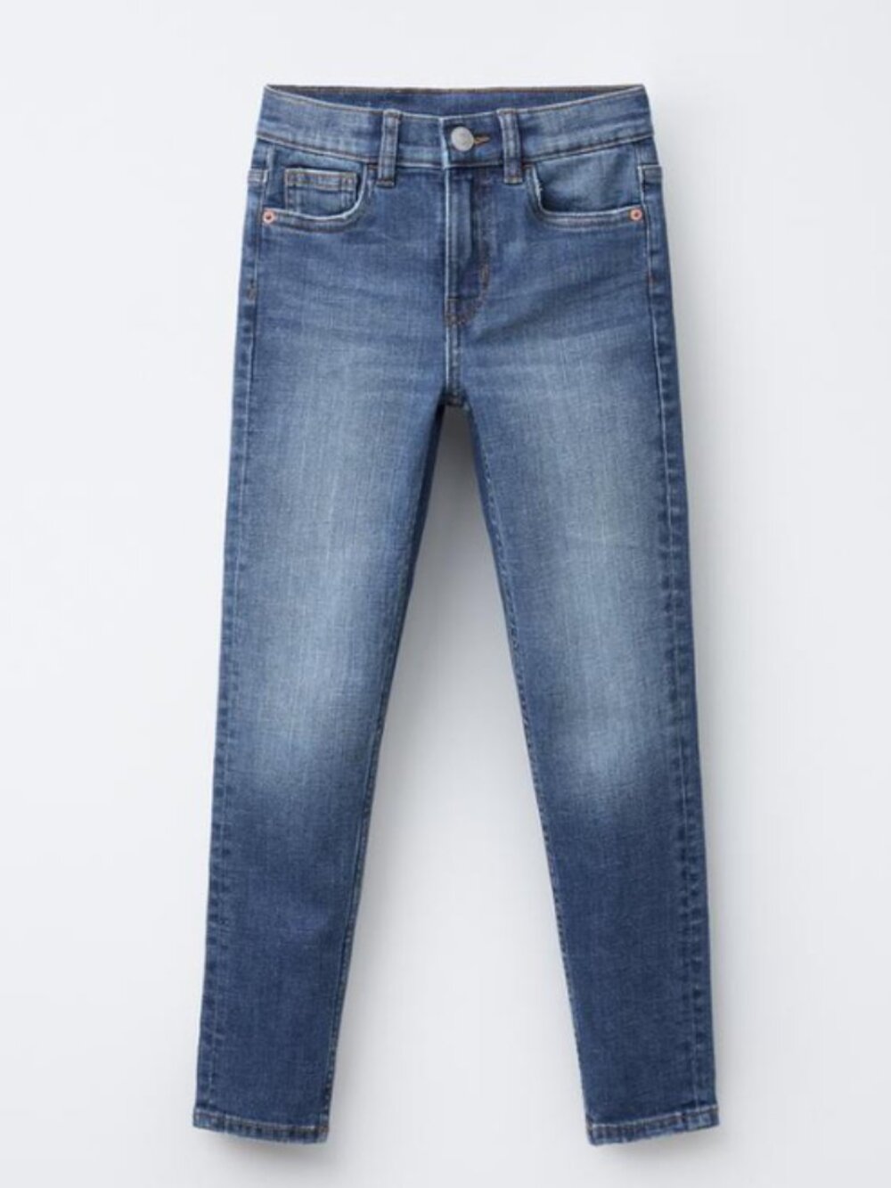 Zara Women's Medium Blue Slim Straight Jeans